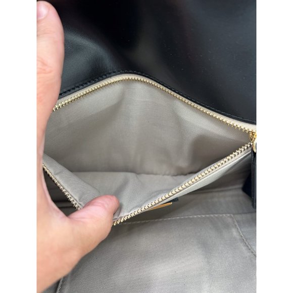 Valentino by Mario Valentino Ava Leather Crossbody Clutch Bag Removable Strap - Picture 11 of 11